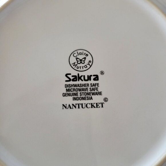 Sakura Claire Murray NANTUCKET Salad Plate - Picture 4 of 6
